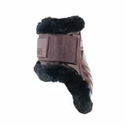 Sale Kentucky Horsewear - Protège-boulets jeunes chevaux mouton vegan mouton noir Marron