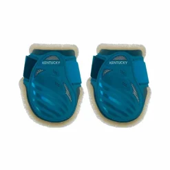 Kentucky Horsewear - Protège-boulets jeunes chevaux mouton vegan emeraude Bleu Sale