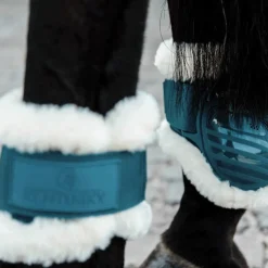 Kentucky Horsewear - Protège-boulets jeunes chevaux mouton vegan emeraude Bleu Sale