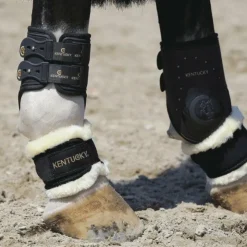 Best Kentucky Horsewear - Protège-paturons mouton Noir