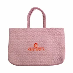 Kentucky Horsewear - Sac Velvet Logo Kentucky vieux Rose Outlet