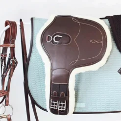 New Kentucky Horsewear - Sangle bavette courte mouton Marron