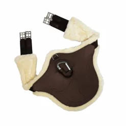 Kentucky Horsewear - Sangle bavette anatomique mouton choco Marron