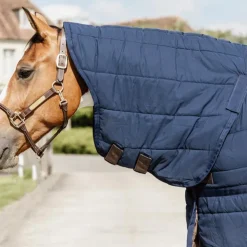 Hot Kentucky Horsewear - Sous-couverture Skin friendly avec couvre-cou 150g Marine