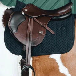 Hot Kentucky Horsewear - Tapis de selle Fishbone Noir