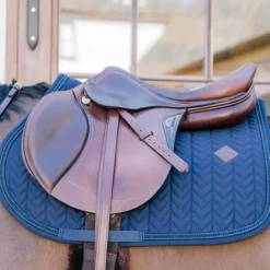 Best Kentucky Horsewear - Tapis de selle Metal Chain Marine