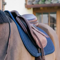 Best Kentucky Horsewear - Tapis de selle Metal Chain Marine