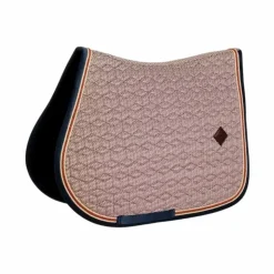 Clearance Kentucky Horsewear - Tapis de selle pied de poule / navy Bordeaux