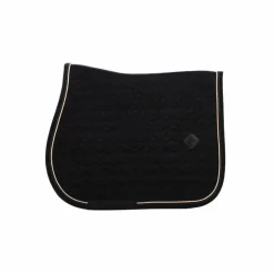 Kentucky Horsewear - Tapis de selle Basic Velvet jumping Noir