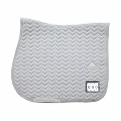Hot Kentucky Horsewear - Tapis de selle Fishbone Competition Blanc