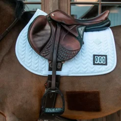 Hot Kentucky Horsewear - Tapis de selle Fishbone Competition Blanc