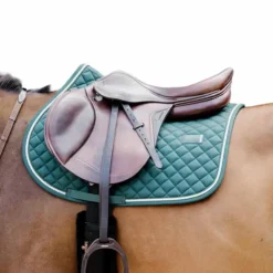 Kentucky Horsewear - Tapis de selle Diamond Rope pin Vert Sale