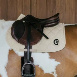 Sale Kentucky Horsewear - Tapis de selle Wave jumping 3D logo Beige