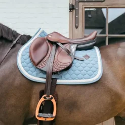 Hot Kentucky Horsewear - Tapis de selle Plaited Cord ciel Bleu