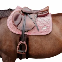 Kentucky Horsewear - Tapis de selle Sammy glitter pearls vieux Rose Sale