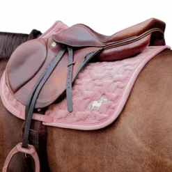 Kentucky Horsewear - Tapis de selle Sammy glitter pearls vieux Rose Sale