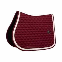 Kentucky Horsewear - Tapis de selle Plaited Cord Bordeaux Sale