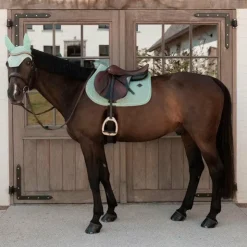 Outlet Kentucky Horsewear - Tapis de selle Velvet mint Vert