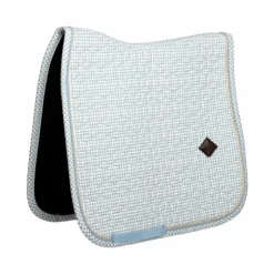 Kentucky Horsewear - Tapis de dressage Velvet Printing flags light blue Bleu Discount