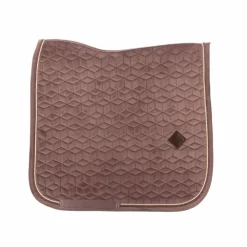 Kentucky Horsewear - Tapis de dressage Velvet Parme Marron