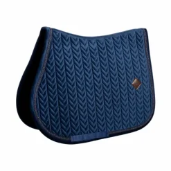 Clearance Kentucky Horsewear - Tapis de selle Velvet Mini Pearls Marine