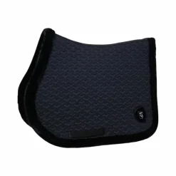 Outlet Kentucky Horsewear - Tapis de selle fausse fourrrure tressée Noir