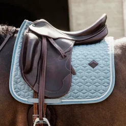 Online Kentucky Horsewear - Tapis de dressage Velvet ciel Bleu
