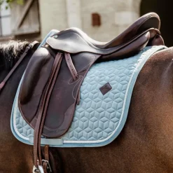 Online Kentucky Horsewear - Tapis de dressage Velvet ciel Bleu