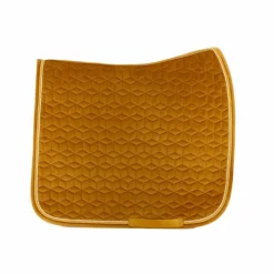 Best Kentucky Horsewear - Tapis de dressage Velvet Moutarde Jaune