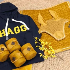 Best Kentucky Horsewear - Tapis de dressage Velvet Moutarde Jaune