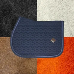 Kentucky Horsewear - Tapis de selle Glitter Rope pour minis Marine New