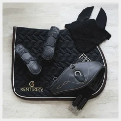 Kentucky Horsewear - Tapis de selle avec logo Noir Hot