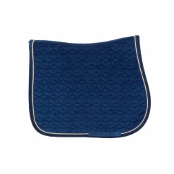 Hot Kentucky Horsewear - Tapis de selle Basic Velvet jumping Marine