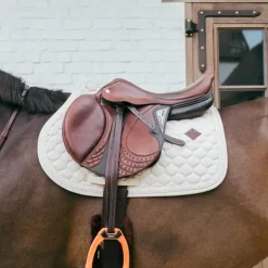 Best Kentucky Horsewear - Tapis de selle Plaited Cord Beige