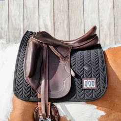 Kentucky Horsewear - Tapis de dressage fishbone Noir