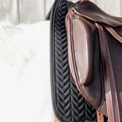 Kentucky Horsewear - Tapis de dressage fishbone Noir