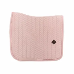 Kentucky Horsewear - Tapis de dressage Velvet Pearls tendre Rose Discount