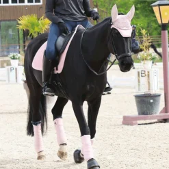 Kentucky Horsewear - Tapis de dressage Velvet Pearls tendre Rose Discount