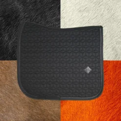 Kentucky Horsewear - Tapis de dressage Glitter Rope noir Discount