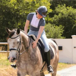 Kentucky Horsewear - Tapis de dressage Glitter Rope noir Discount