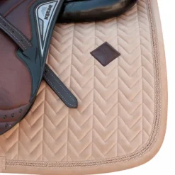 Best Kentucky Horsewear - Tapis de selle Velvet Mini Pearls Beige