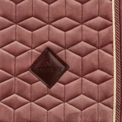 Kentucky Horsewear - Tapis de selle Velvet Jumping Parme Beige Discount