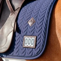 Hot Kentucky Horsewear - Tapis de dressage fishbone Marine