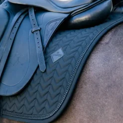 Clearance Kentucky Horsewear - Tapis de dressage Metal Chain Noir