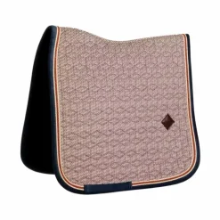 Kentucky Horsewear - Tapis de dressage pied de poule / navy Bordeaux