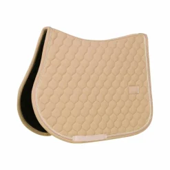 New Kentucky Horsewear - Tapis de selle Rubber logo Beige