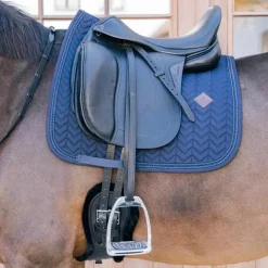 Kentucky Horsewear - Tapis de dressage Metal Chain Marine Clearance