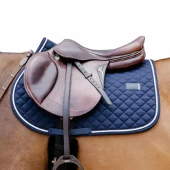 Kentucky Horsewear - Tapis de selle Diamond Rope Marine Discount