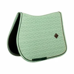 Kentucky Horsewear - Tapis de selle Velvet Printing chess Vert Online