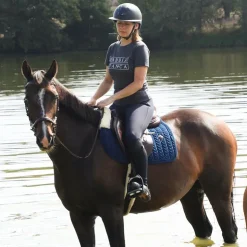 Kentucky Horsewear - Tapis de selle Skin Friendly Velvet Marine Discount